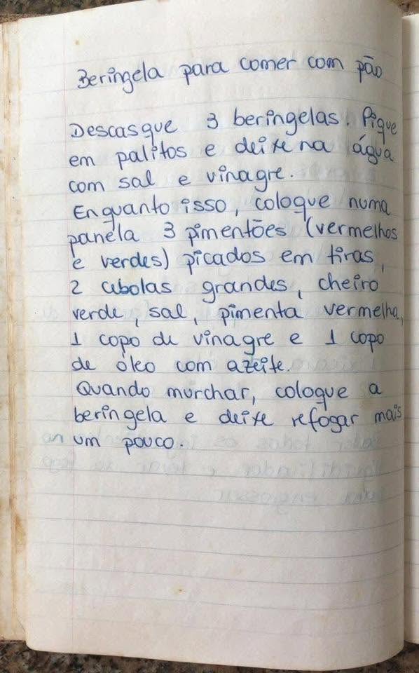 Berinjela para Comer com Pão