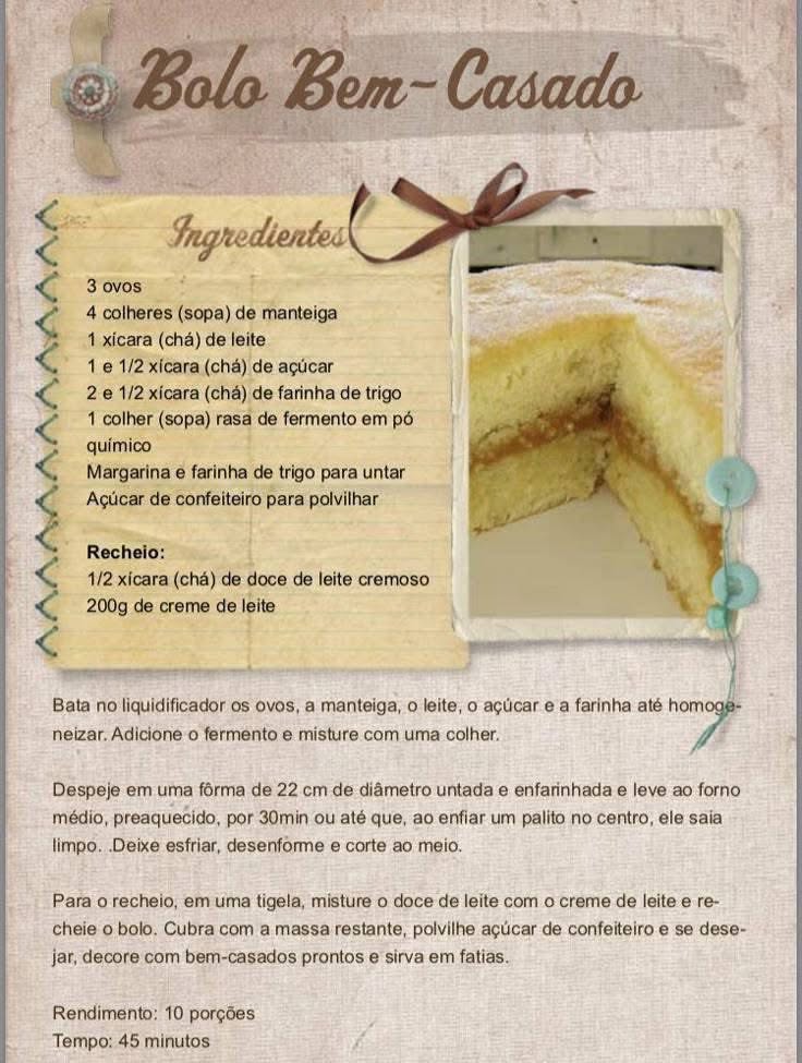 Bolo Bem-Casado