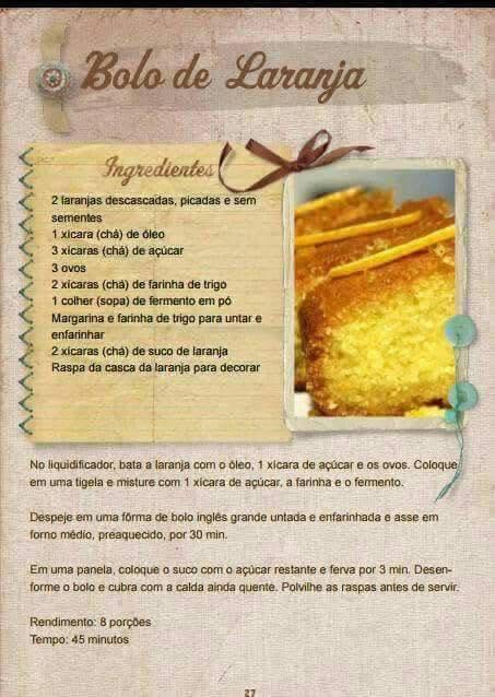 Bolo de Laranja
