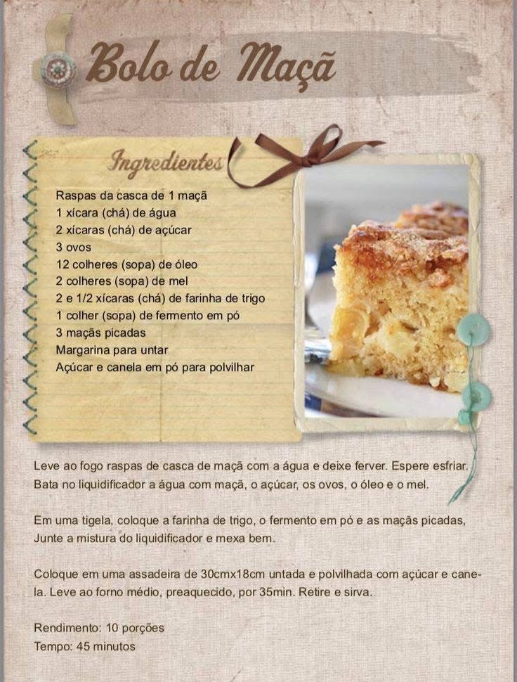 Bolo de Maçã