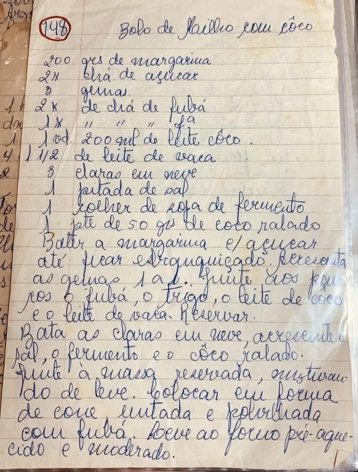 Bolo de Milho com Coco