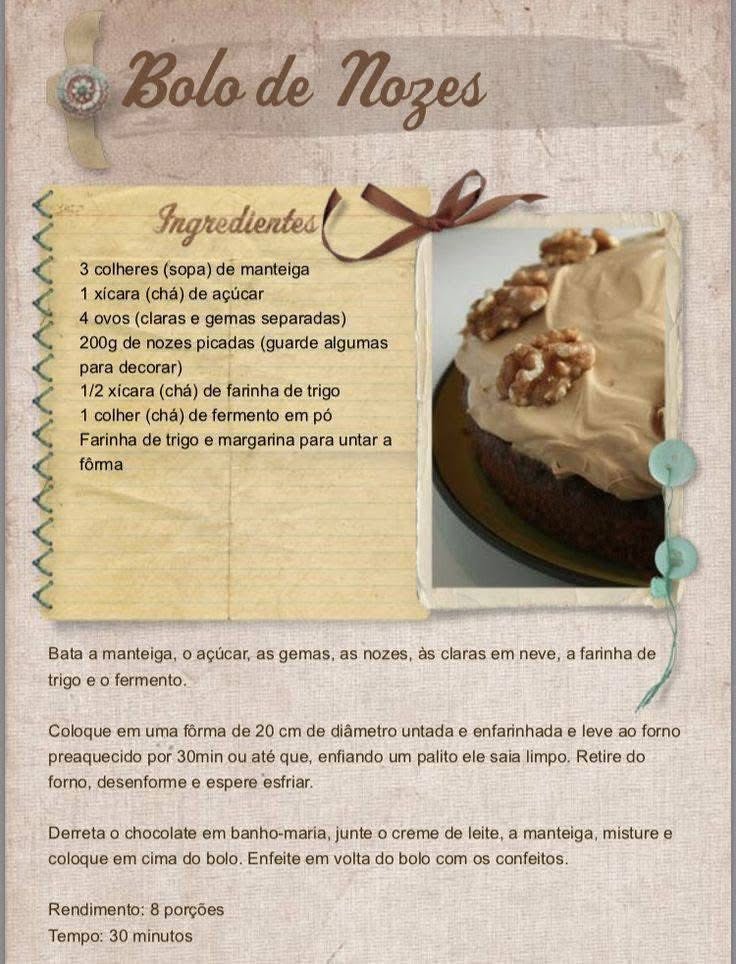 Bolo de Nozes