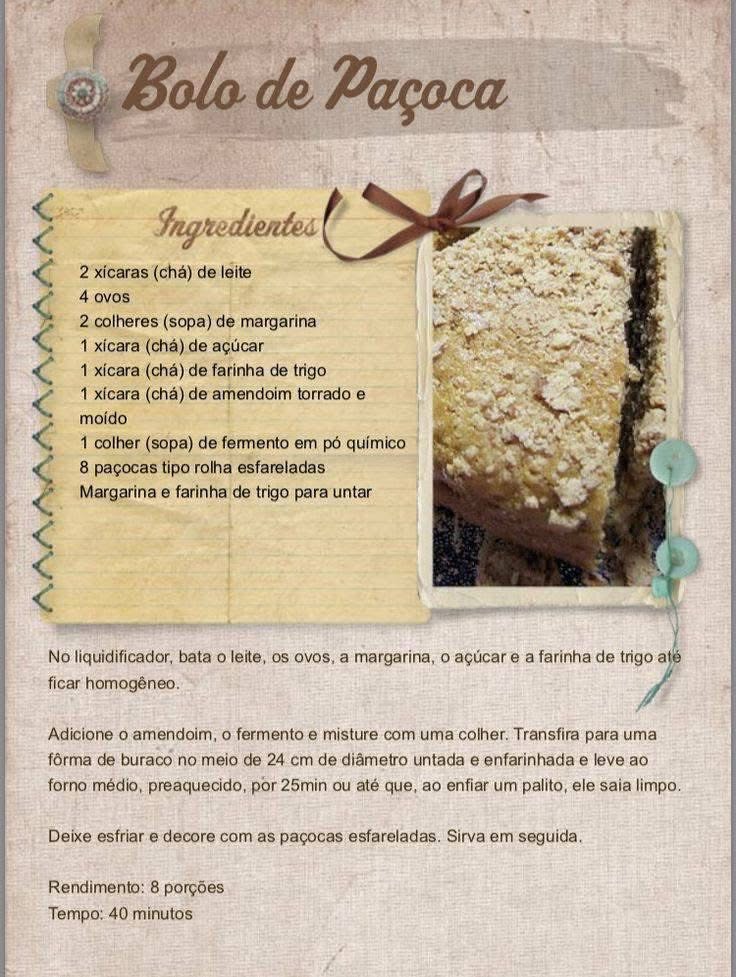 Bolo de Paçoca
