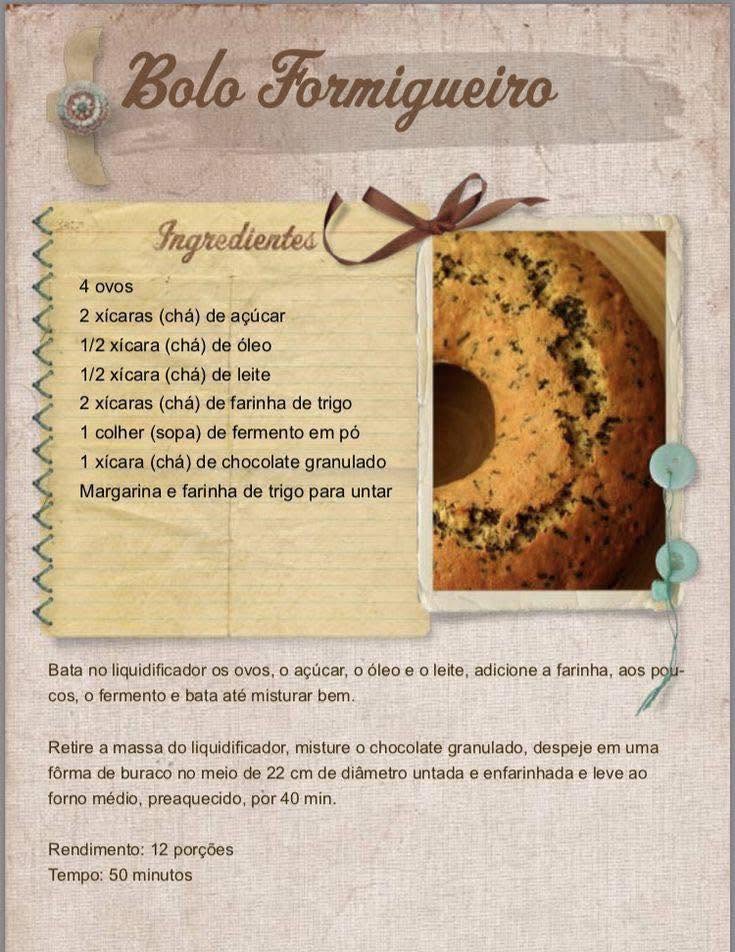 Bolo Formigueiro
