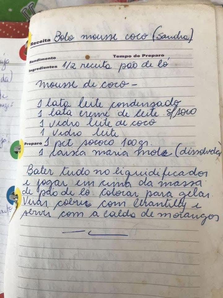 Bolo mousse coco (Sandra)