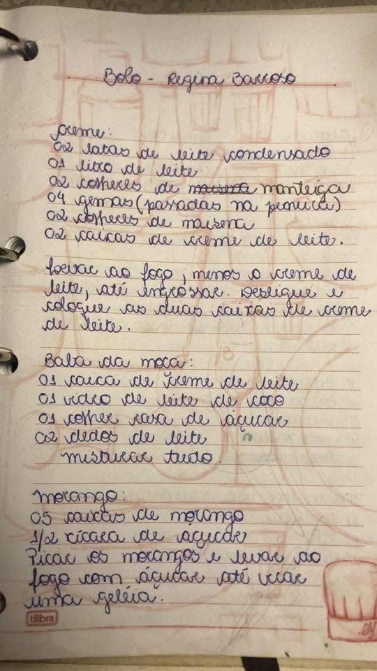 Bolo Regina Barroso
