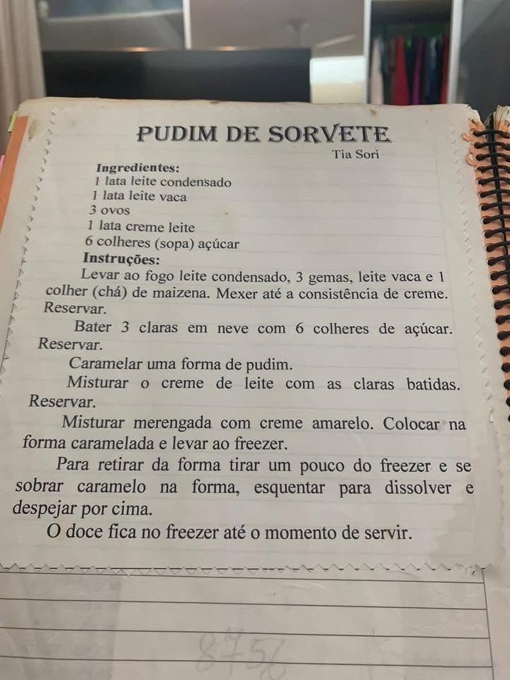 Pudim de Sorvete